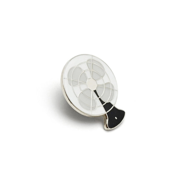 Vintage Electric Fan Enamel Pin (Black)