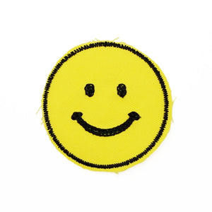 Smiley Face Stitched Patch