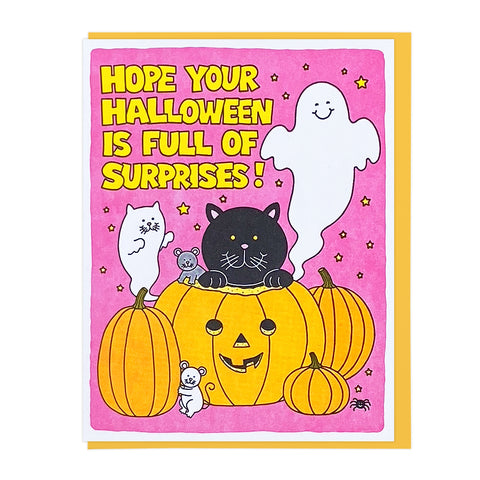 Full of Surprises Halloween Cat