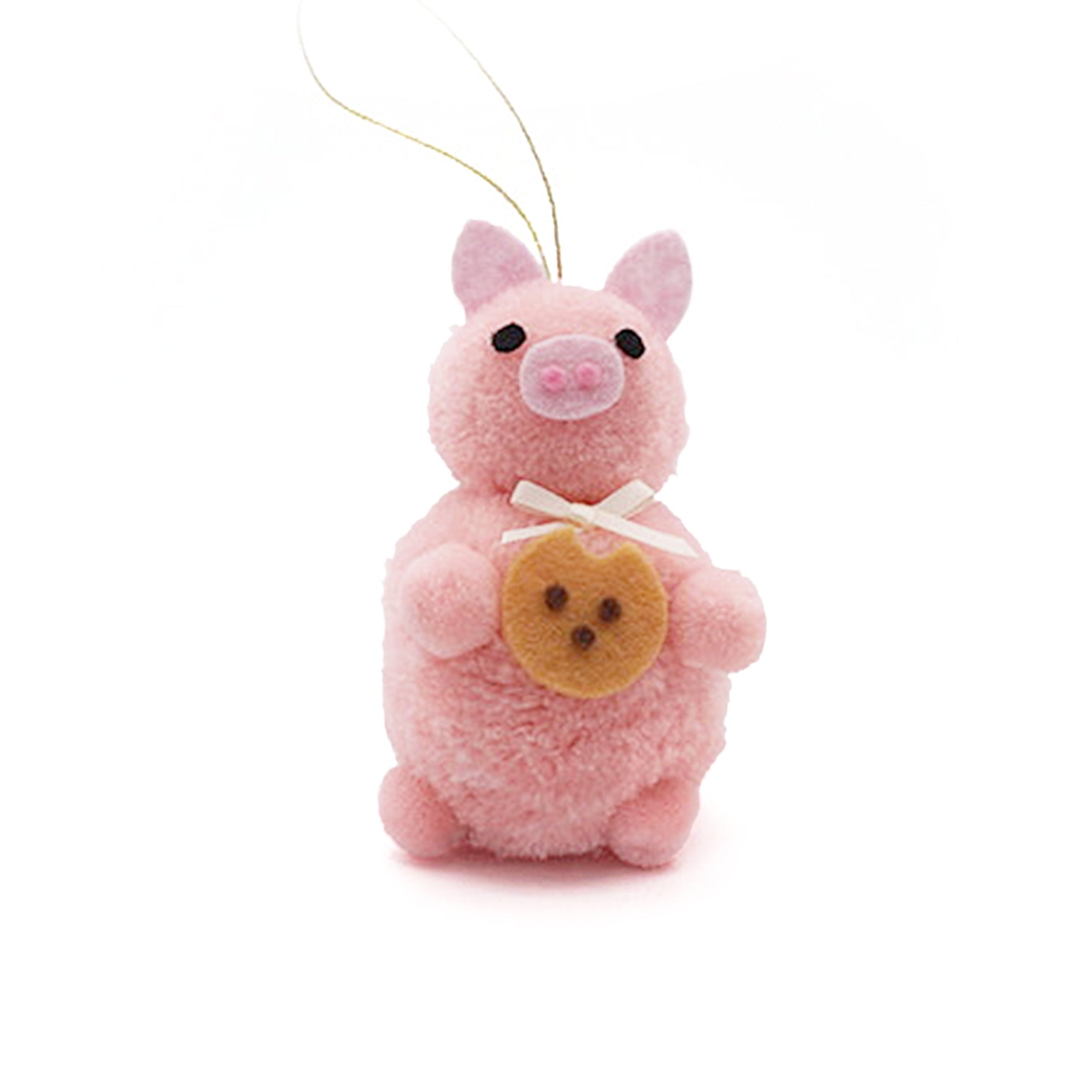 Pig Pom Pom Ornament