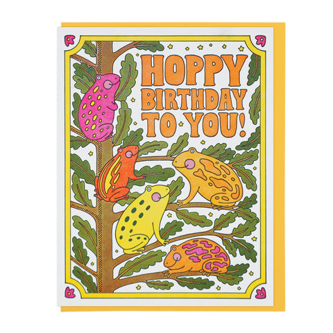 Hoppy Birthday To You Frogs