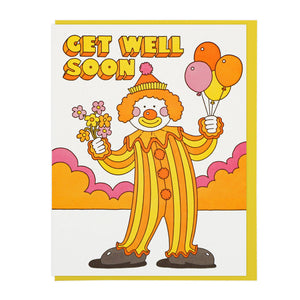 Get Well Soon Happy Clown
