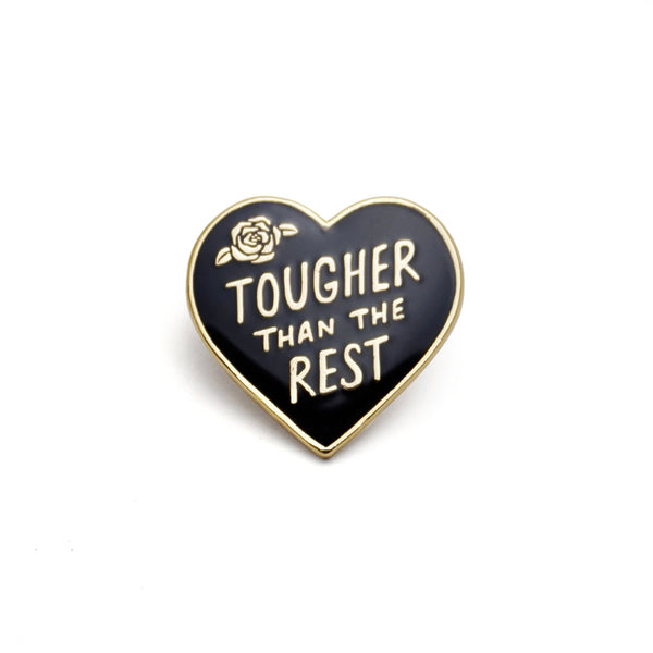 Tough Heart Enamel Pin