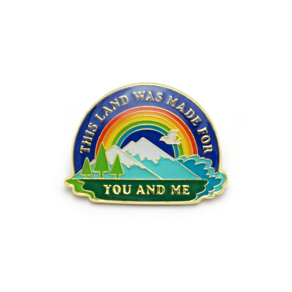 This Land Is Your Land Enamel Pin