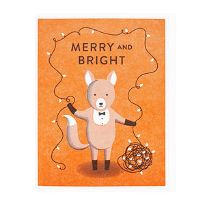 Merry and Bright Tuxedo Fox