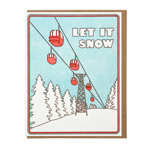 Let It Snow Ski Gondolas