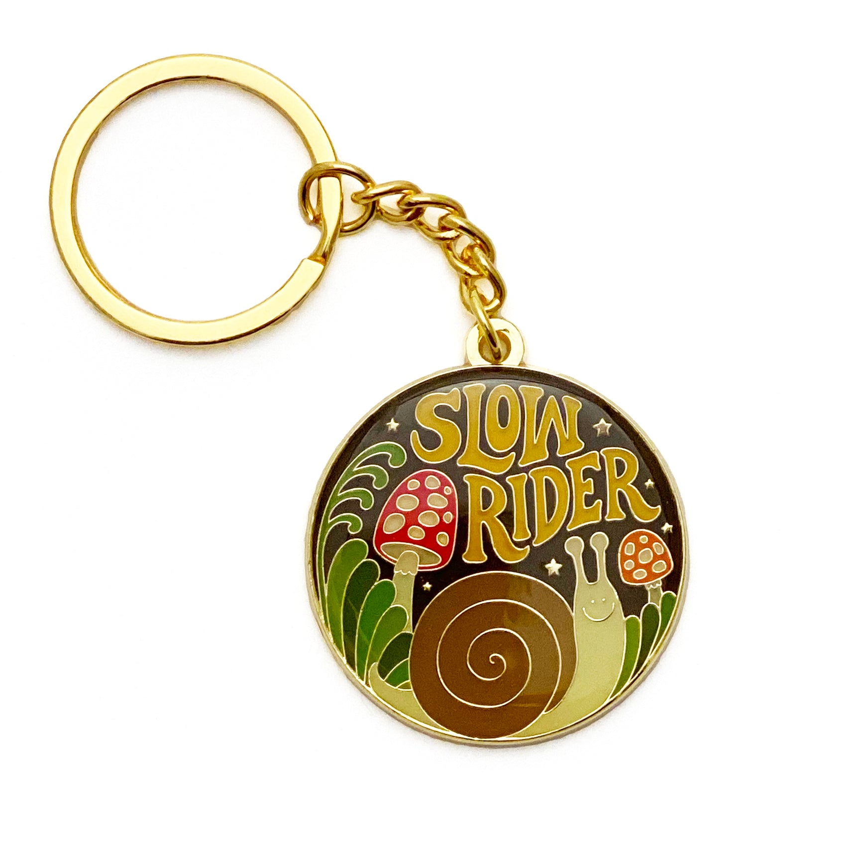 Hog Rider Key Chain Slow Rider Keychain – Lucky Horse Press