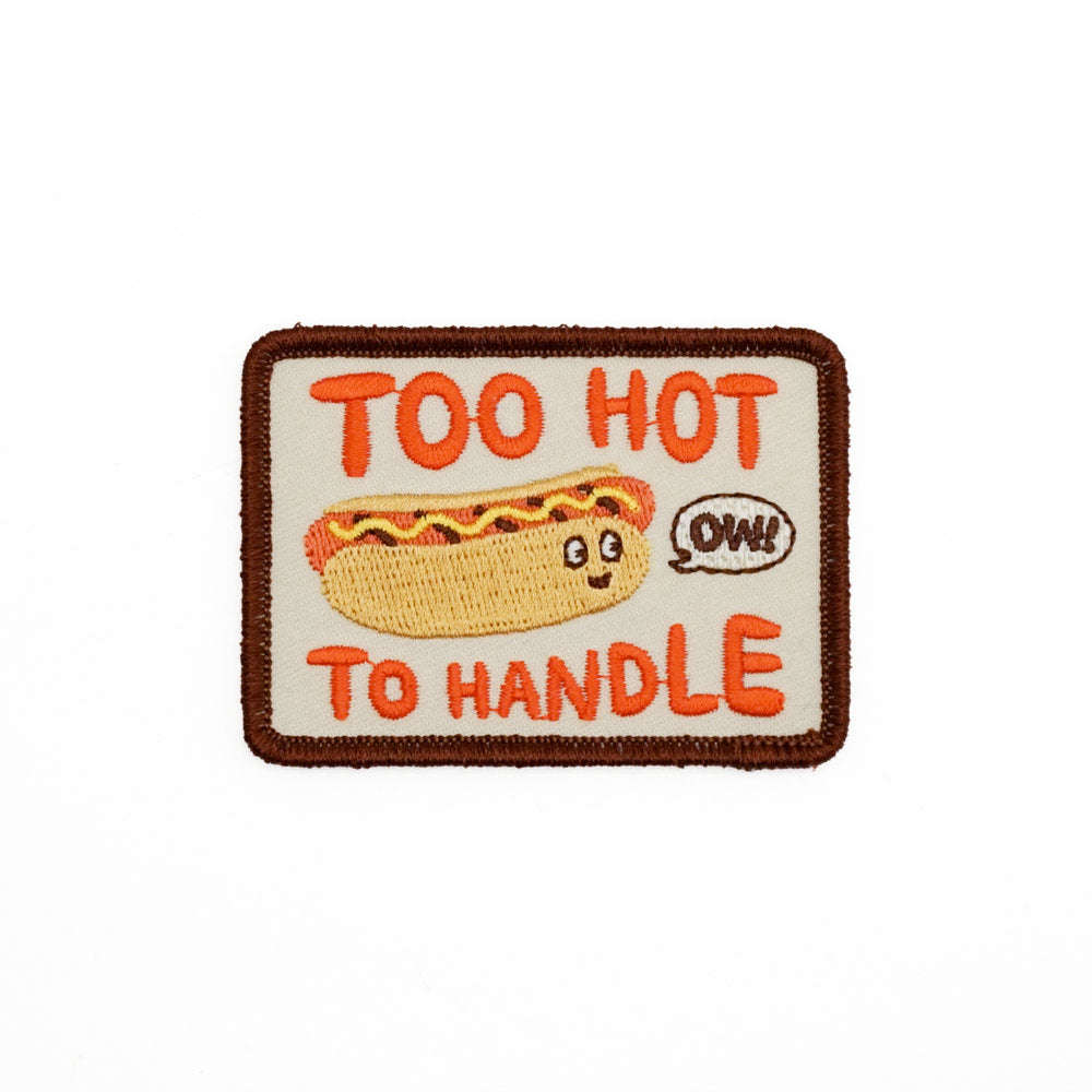 Hot Dog Iron-On Patch
